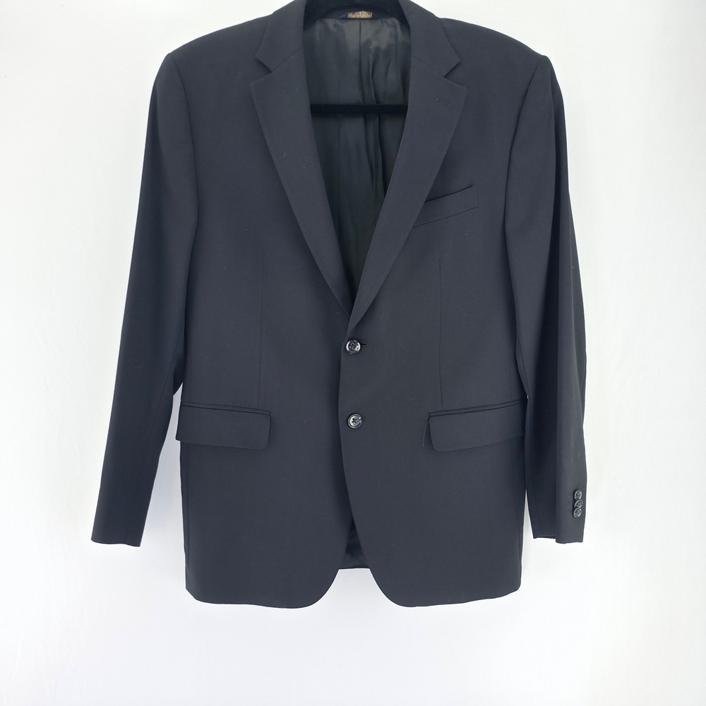 Banana Republic Blazer Mens 42R Navy Blue Modern Fit Professional Sport Coat